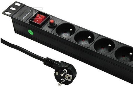 LISTWA ANTYPRZE.19&quot; 1U 16A PDU 8XFRENC (SZT)