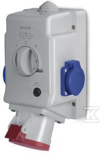 GN.Z WYŁ.L-0-P 16A/5P/2X230V IP44 OPTI. (SZT)