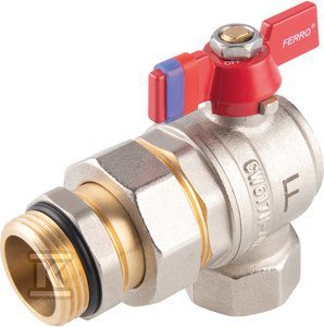 ZAWÓR KUL. F-POWER, 1&quot;GW/Z-ŚRUB.MOT. (SZT)