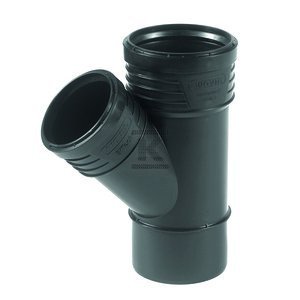 TR.PP-HT SITECH+ 110X110/45 SANIT.CZARNY (SZT)