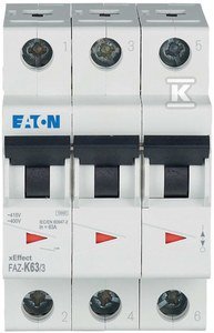 FAZ-K63/3 WYŁ.NMP. 3-POLE, IN=63A (SZT)