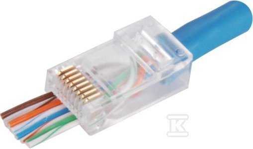 WTYK PRZELOTOWY RJ45 UTP KAT.6 (OP.100 S (SZT)