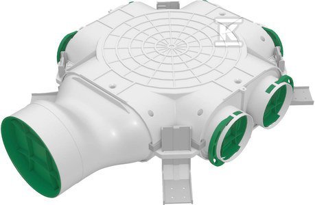SKRZYNKA ROZDZIELCZA BOCZNA FI 125-6X75 (SZT)