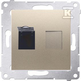 GN.KOMP.RJ45 KAT6 PRZES.ZŁOT.MAT SIMON5 (SZT)