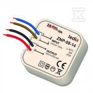 ZASIL.LED 14V DC 8W DOPUSZKOWY (SZT)