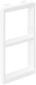 ADAPTER NA 2 MODUŁY 45X45MM POZIOMO (SZT)