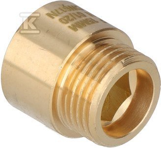PRZEDŁUŻKA MOSIĘ.1/2&quot; 15MM ŻÓŁTA O (SZT)