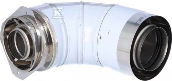 KOLANO KONC.87ST DN80/125 Z KOŁ DN60/10 (SZT)
