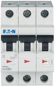 FAZ-C20/3 WYŁ.NMP. 3-POLE, IN=20A (SZT)