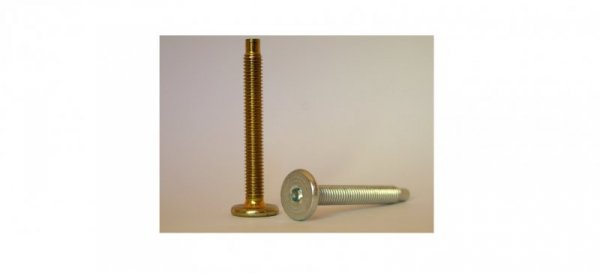 WKRĘT MEBLOWY OCYNKOWANY ŁEB PŁASKI 6*25MM (1 KG)