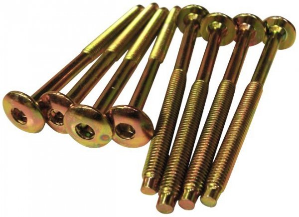 WKRĘT MEBLOWY OCYNKOWANY ŁEB PŁASKI 6*40MM (1 KG)