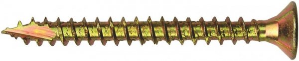 WKRĘT DO DREWNA OCYNK ŻÓŁTY NA TORX 6.0*30MM T30 (2 STO)