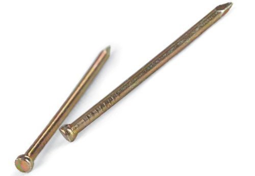 GWOŹDZIE STOLARSKIE ZP 1.2*30MM OCYNKOWANE NA ŻÓŁTO (5 KG)