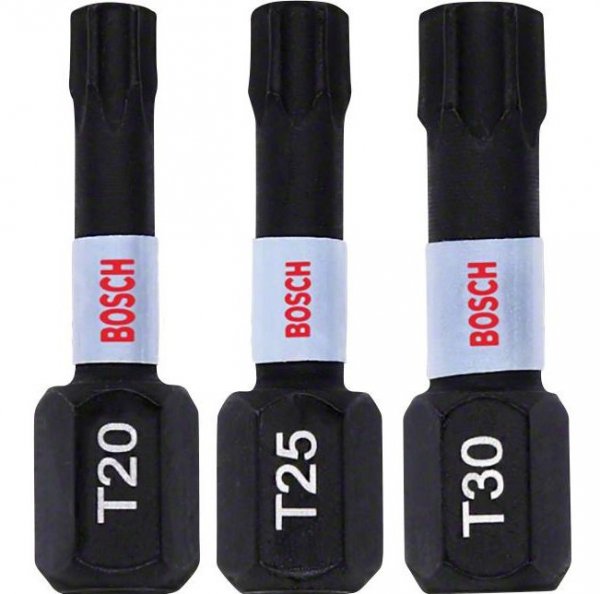 ZESTAW BITÓW IMPACT 25MM T20,T25,T30, (1 SZT)