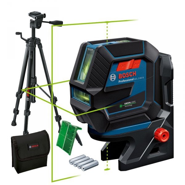 LASER KRZYŻOWY GCL 2-50 G ZIELONY+BT 150+RM 10 (1 KPL)