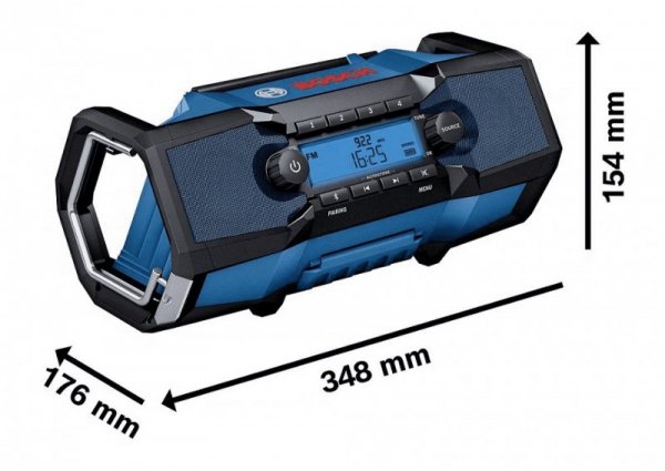 RADIO AKUMULATOROWE GPB 18V-2 C FM BLUETOOTH 0*AH (1 SZT)