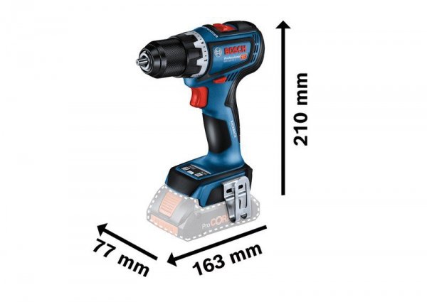 WIERTARKO-WKRĘTARKA AKUMULATOROWA GSR 18V-90C 0*AH L-BOXX (1 SZT)