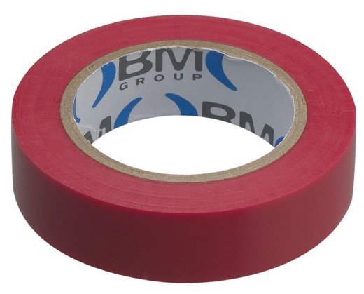 TAŚMA ELEKTROIZOLACYJNA 10M*15MM CZERWONA (1 SZT)