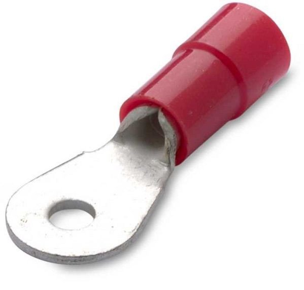 KOŃCÓWKA OCZKOWA IZOLOWANA 1.5/6 (10SZT.)ZAKRES 0.25-1.5MM2 (1 SZT)