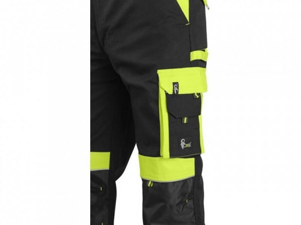 SPODNIE CXS DO PASA SIRIUS BRIGHTON CZARNO-ŻÓŁTE ROZM.52 (1 SZT)