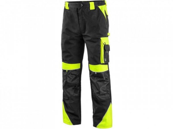 SPODNIE CXS DO PASA SIRIUS BRIGHTON CZARNO-ŻÓŁTE ROZM.54 (1 SZT)