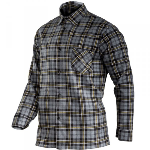 KOSZULA FLANELOWA ROCKER SZARA, POLSKA ROZMIAR XL (1 SZT)