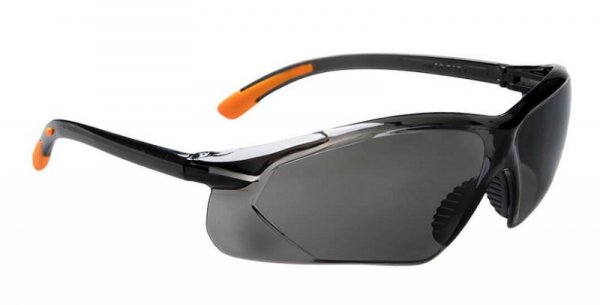 OKULARY OCHRONNE PW15 FOSSA SAFETY, PRZYCIEMNIANE (1 SZT)