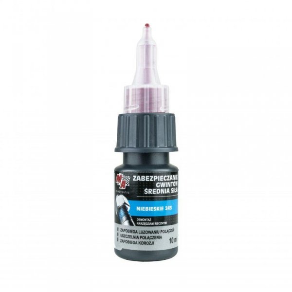ŚRODEK DO ZABEZPIECZANIA GWINTÓW NIEBIESKI 10ML ŚREDNI (1 SZT)