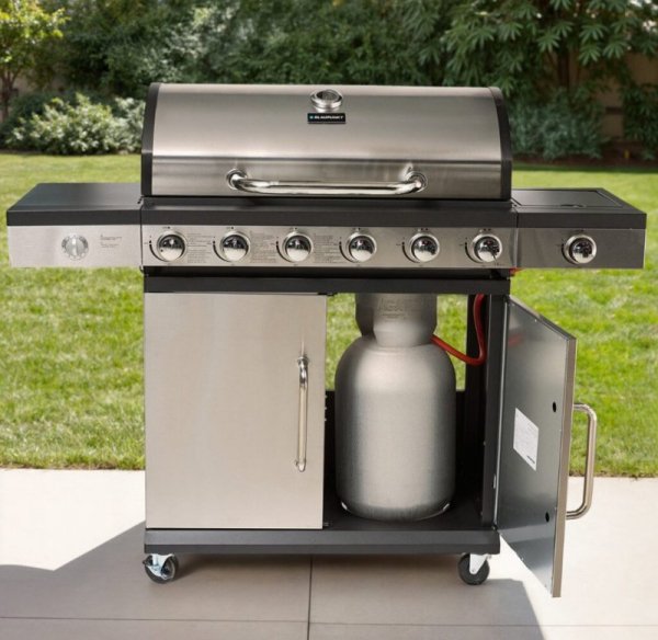 GRILL GAZOWY 6+1 STAL NIERDZEWNA 16,5KW (1 SZT)