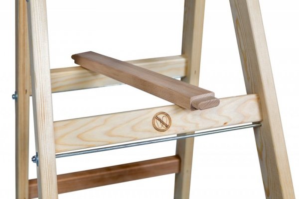DRABINA DREWNIANA BRAKET PREMIUM 2X10 SZCZEBLI 299CM (1 SZT)