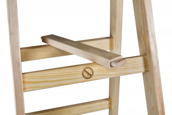 DRABINA DREWNIANA BRAKET STANDARD 2X7 SZCZEBLI 211CM (1 SZT)