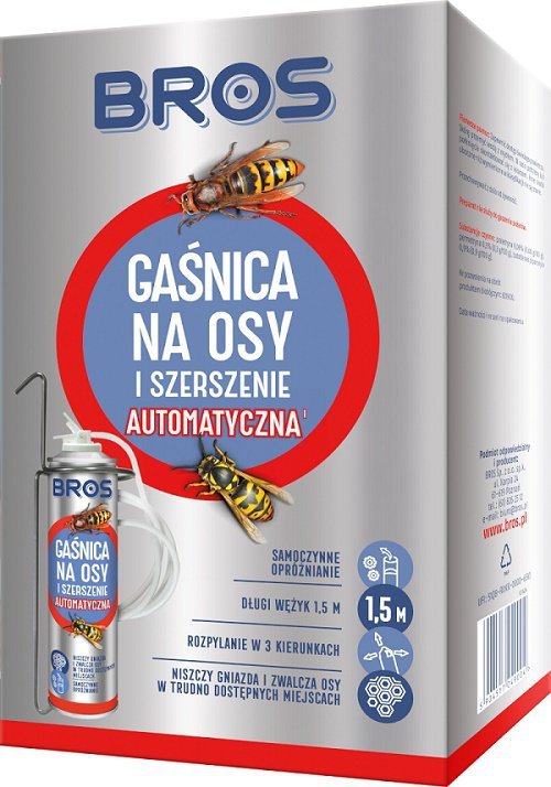 GAŚNICA NA OSY I SZERSZENIE AUTOMATYCZNA 400ML (1 SZT)