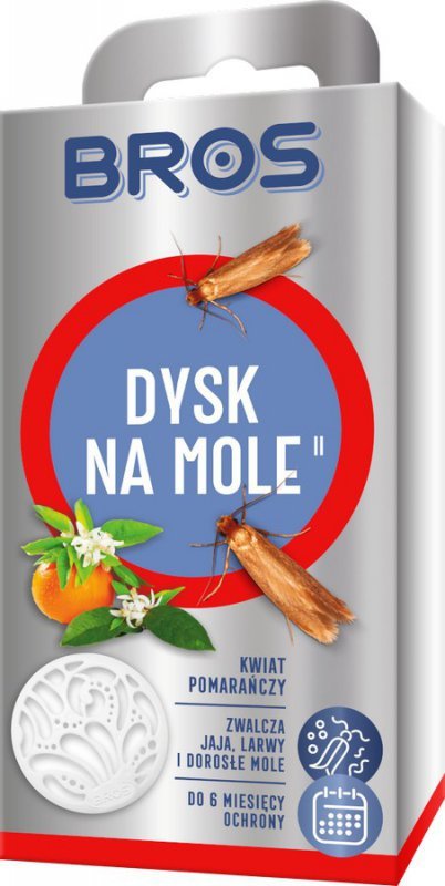 DYSK NA MOLE KWIATY POMARAŃCZY (1 SZT)