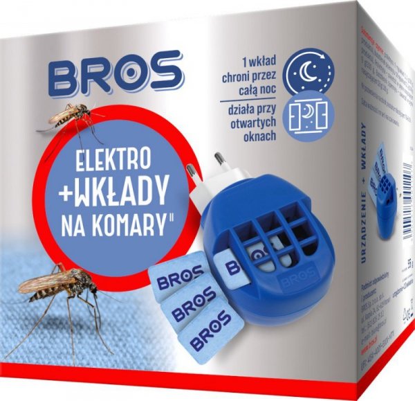 ELEKTROFUMIGATOR +10 WKŁADÓW NA KOMARY (1 SZT)