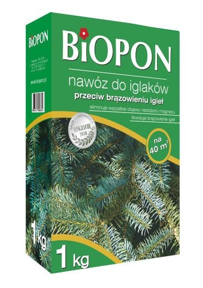 NAWÓZ -- DO IGLAKÓW . PRZECIW BRĄZOWIENIU IGIEŁ 1 KG (1 SZT)