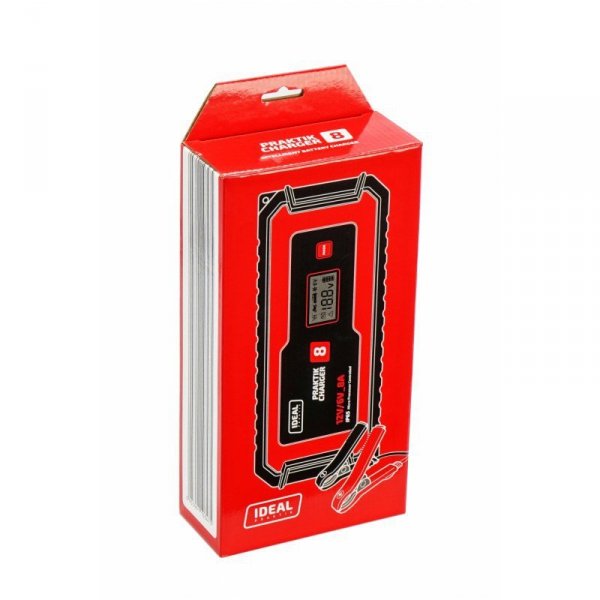 PROSTOWNIK INTELIGENTNY PRAKTIK CHARGER 8 LCD 6/12V (1 SZT)