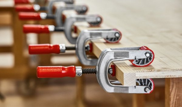 ŚCISK STOLARSKI KRAWĘDZIOWY DOCZOŁOWY &#039;KANTENFIX&#039;110MM (1 SZT)