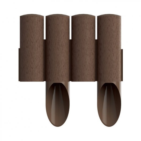 PALISADA OGRODOWA  STANDARD14,5CM*2,3MB BRĄZOWA (1 SZT)