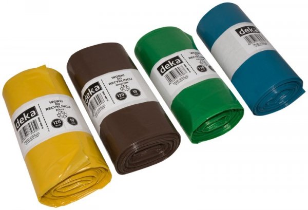 WOREK RECYKLING NIEBIESKI PAPIER 120L A10 (1 OP)