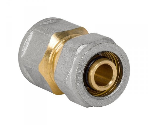 ZŁĄCZKA PEX-AL-PEX CHROM 1/2*16 DZIEWCZYNKA (1 SZT)