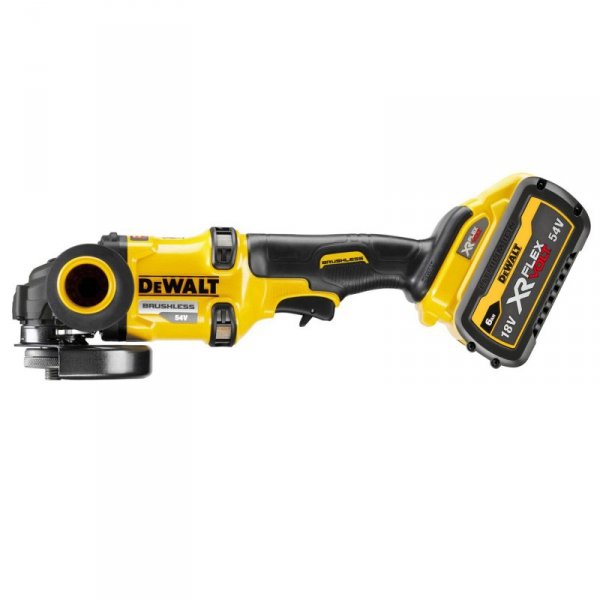 SZLIFIERKA KĄTOWA AKUMULATOROWA 125 MM FLEXVOLT 54 V 2*6.0AH (1 SZT)