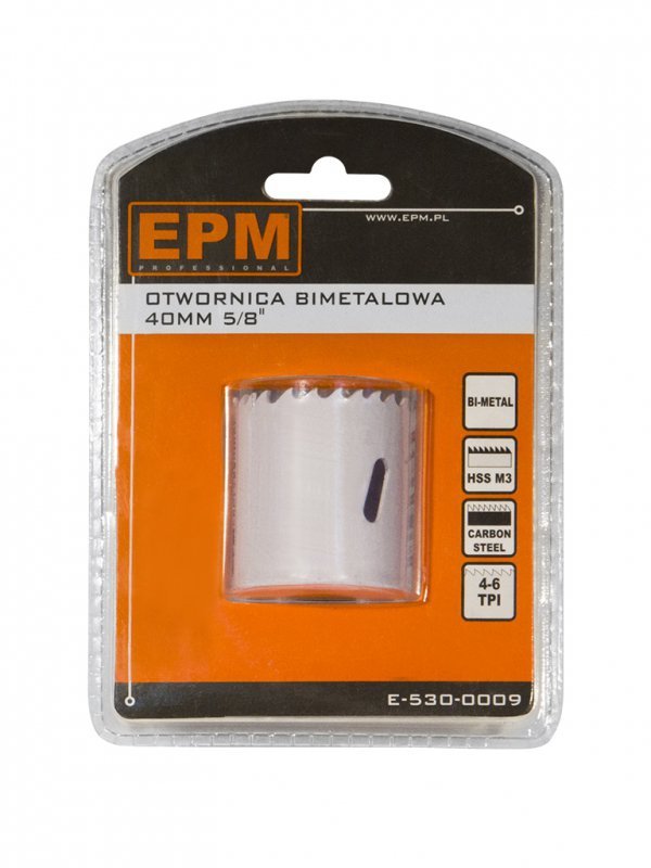 OTWORNICA BI-METALOWA 40MM UCHWYT 5/8&#039;&#039; (1 SZT)