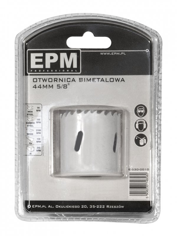 OTWORNICA BI-METALOWA 44MM UCHWYT 5/8&#039;&#039; (1 SZT)