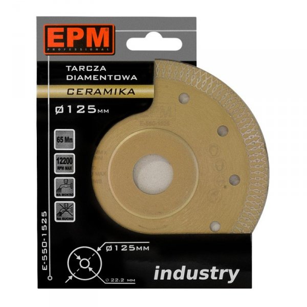 TARCZA DIAMENTOWA INDUSTRY 125MM (1 SZT)