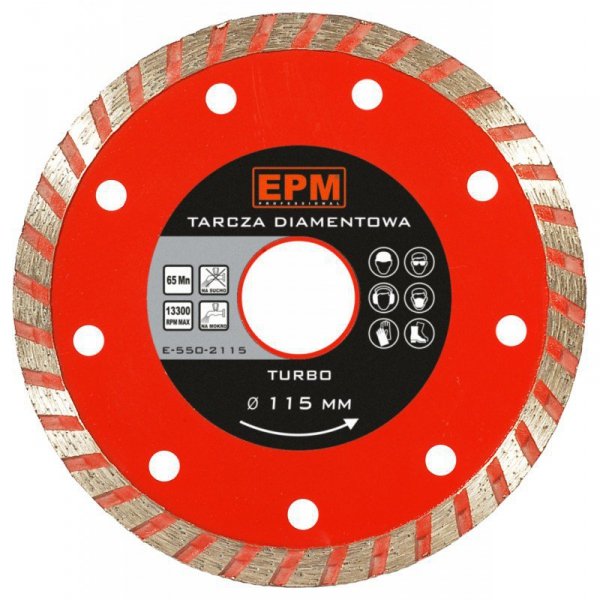 TARCZA DIAMENTOWA TURBO 250MM (1 SZT)