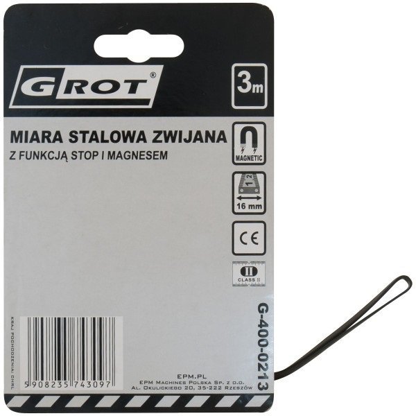 MIARA ZWIJANA GROT 8.0M*25MM (1 SZT)