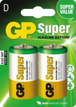 BATERIA SUPER ALKALINE LR20 D 1.5V 2 SZTUKI (1 KPL)
