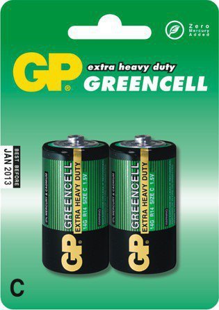 BATERIA GREENCELL 1.5V R14 C 2 SZTUKI (1 OP)