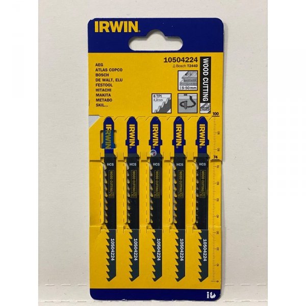 BRZESZCZOT DO DREWNA DO WYRZYNARKI KOMPLET 5SZTUK TYP T244D (1 KPL)