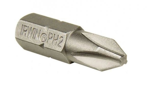 GROT, BIT, KOŃCÓWKA TYPU PHILLIPS 1/4&#039; 25MM 10 SZT. PH2 (1 KPL)